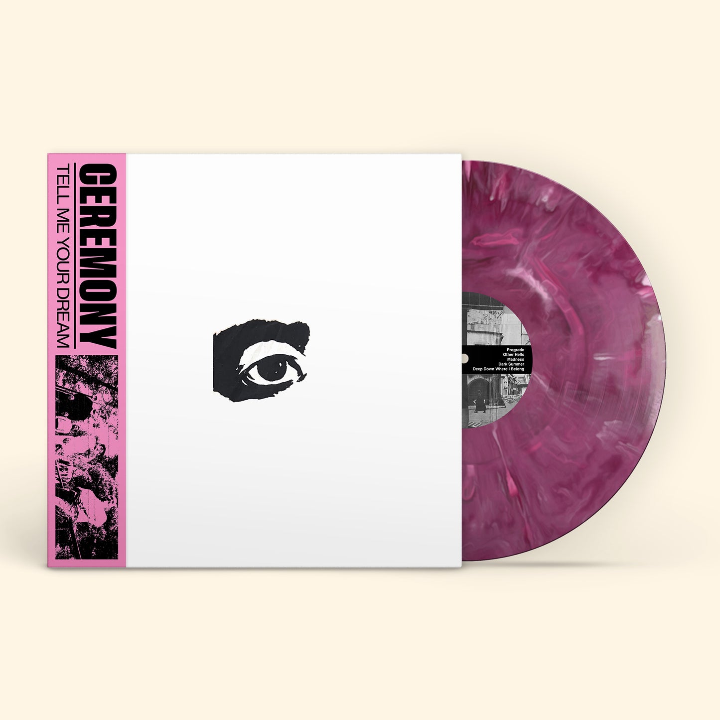 Ceremony - "Tell Me Your Dream" Joker Marble Pink Vinyl(Pre Order)