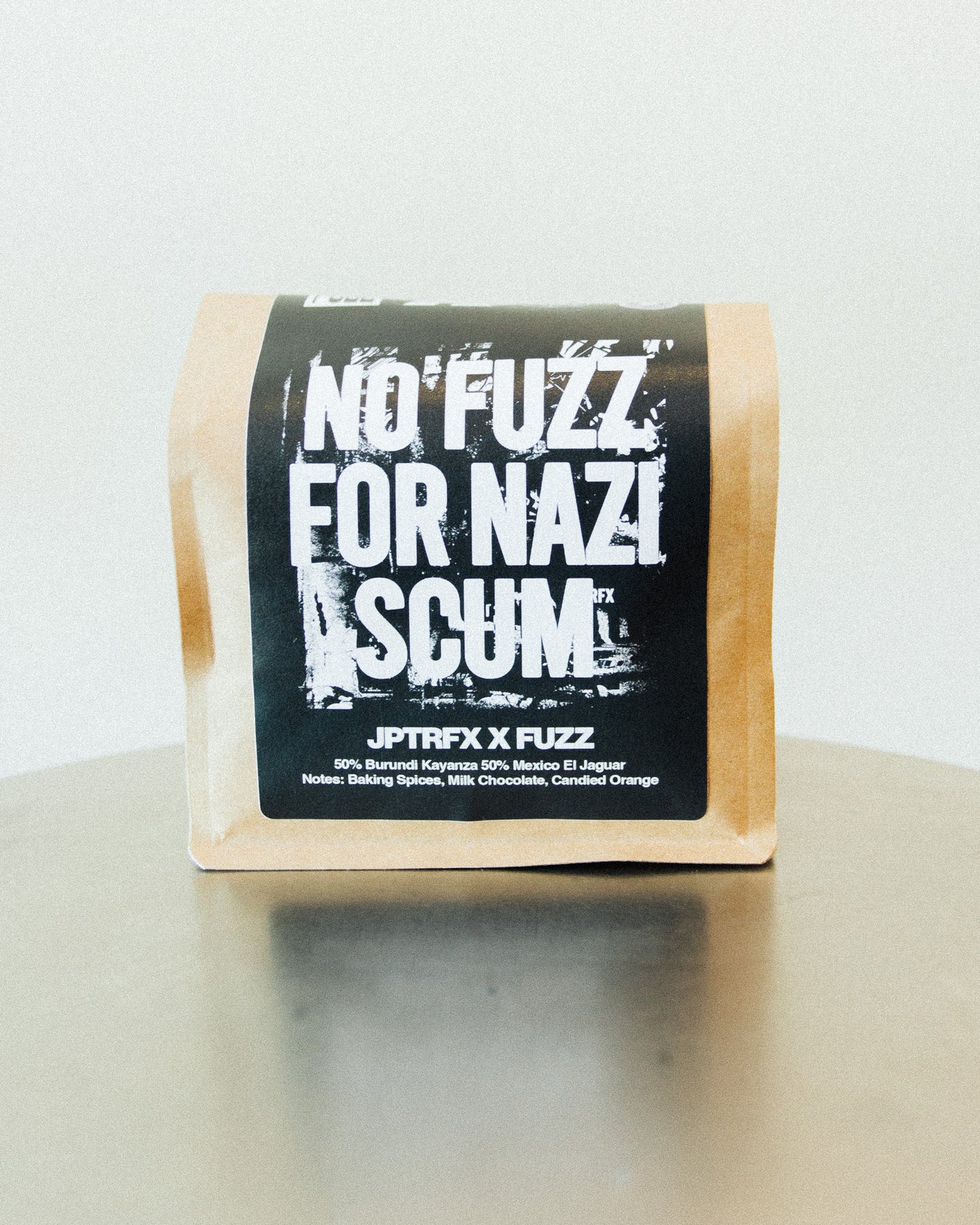 JPTRFX X FUZZ "No Fuzz For Nazi Scum" Coffee