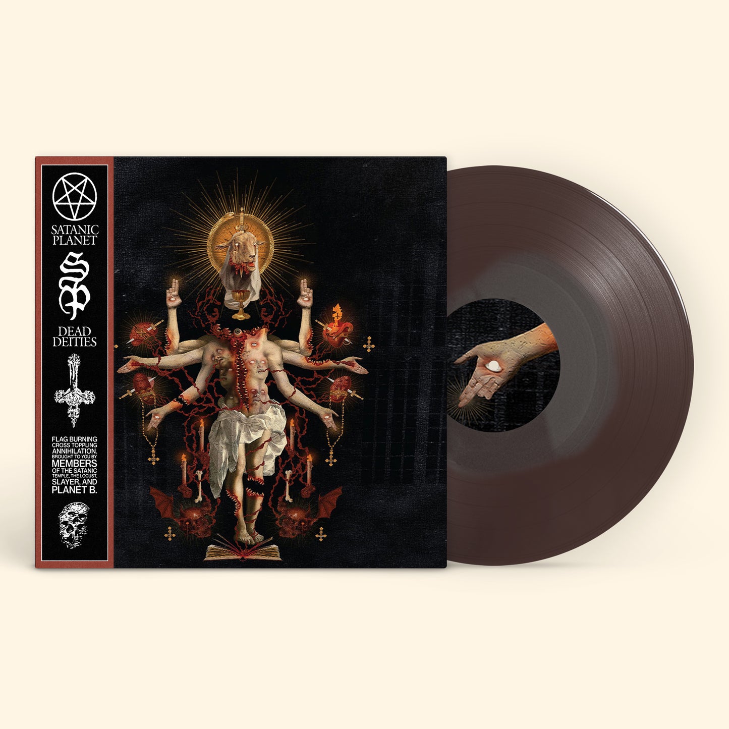 Satanic Planet - "Dead Deities" Satan's Swirl Fuzz Exclusive(Pre Order)