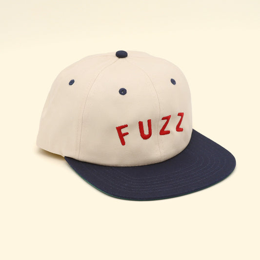 Fuzz Embroidered Snapback - Red + Blue