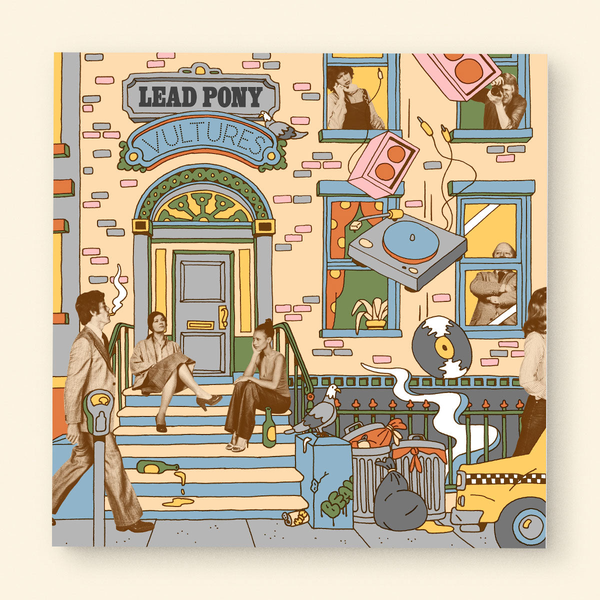 Lead Pony - 'Vultures' Tangerine Vinyl