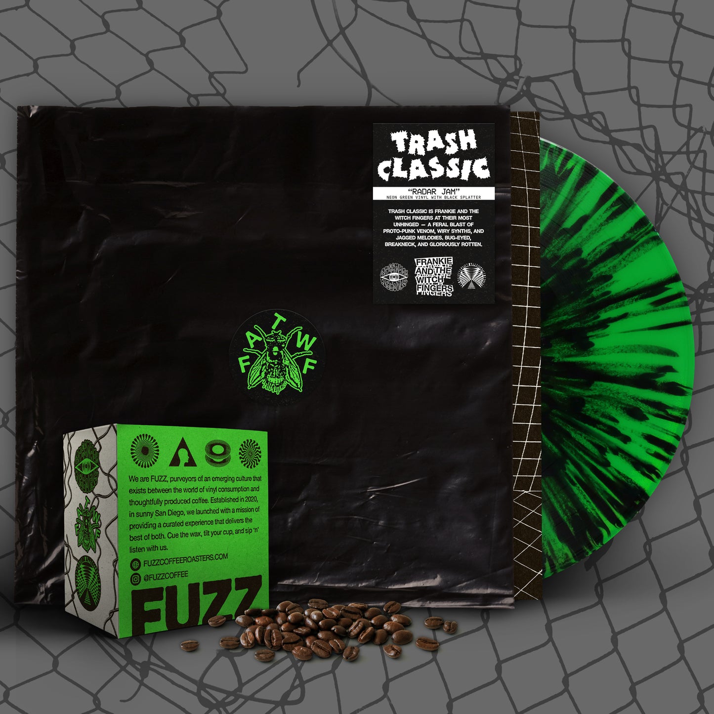 Frankie And The Witch Fingers- 'Trash Classic' Coffee + Record Bundle